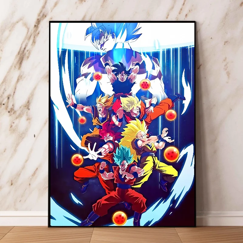 Bandai Anime Dragon Ball HD Canvas No Frame Wall Decoration Painting Picture Poster Decorative Removable Living Room Art Print