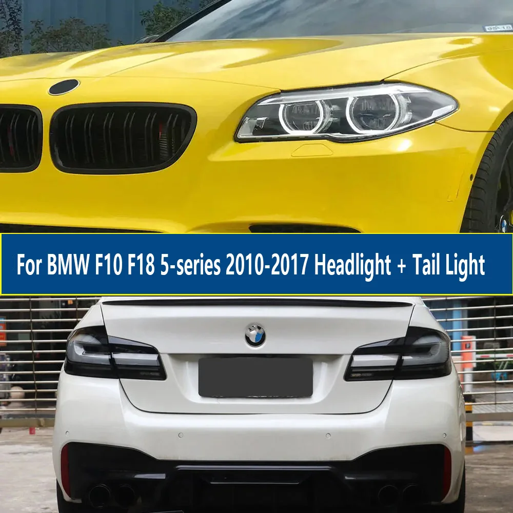 

Car Accessories For BMW F10 F18 2010-2017 Headlight + Tail Light LED Lamp DRL Signal Fog Brake Plug And Play Daytime