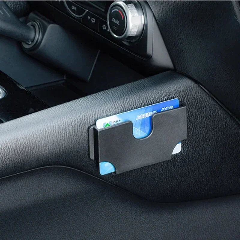 Universal Car Interior Card Holder Multi-function Portable Card Storage Box Car Sun Visor Card Slot Box Car Accessories