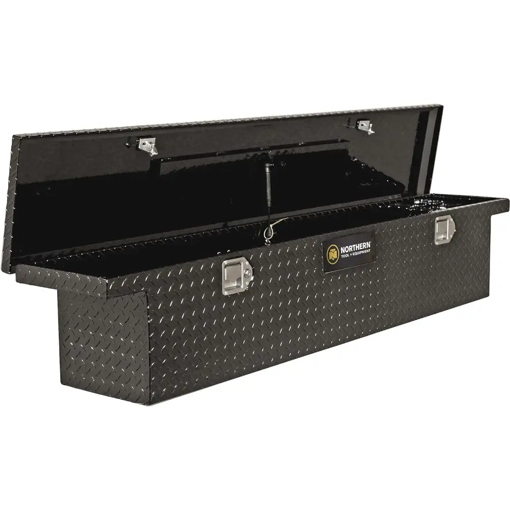 

Slim Low Profile Truck Tool Box, Gloss Black, Paddle Handles, 69 x 12 x 13