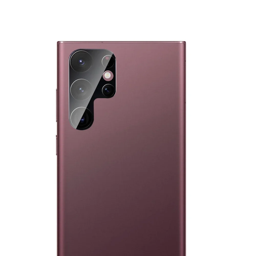 Black 3D Camera Protector For Samsung Galaxy S23 Ultra Plus HD Tempered Glass Lens Protective Film For S23Ultra S23+ Guard Film