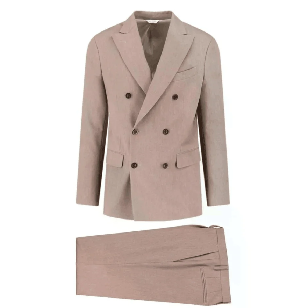 

Stylish Luxury Men Suits Double Breasted Peak Lapel High Quality Special Occasion Customize Male Clothing Fashion Classic 2025