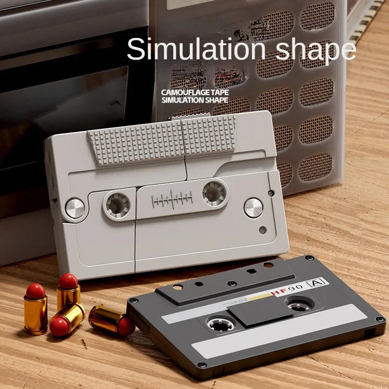 大人のための折りたたみ式テープおもちゃの銃,折りたたみ式,オンスタルオーディオ,バーストシェル,シミュレーション,ナイロン,弾丸銃,スポーツ玩具