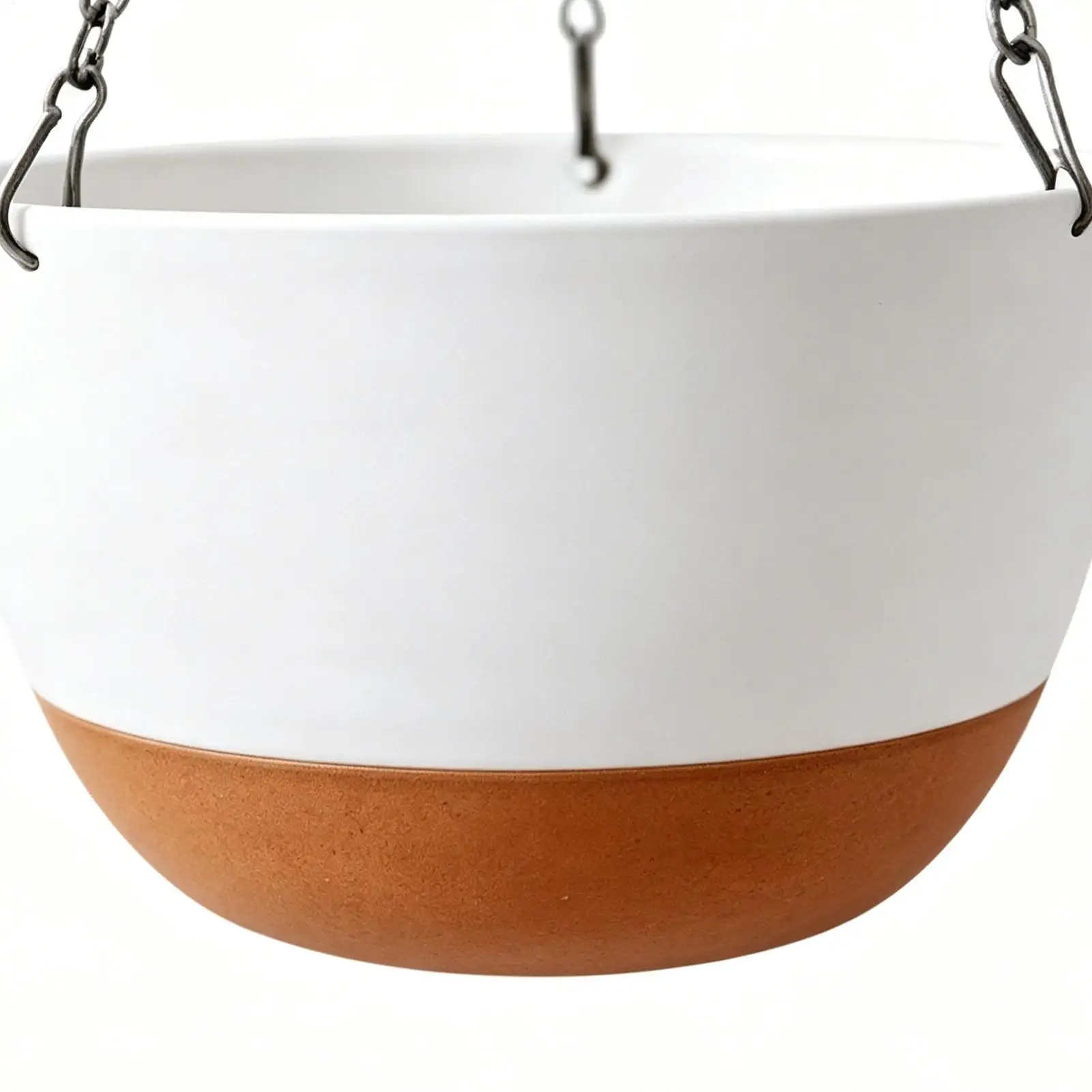 Flower Pots Hangable Flower Basket With Removable Tray Pots Plants For Garden Outdoor Wall Patio Home Shelf Deck Window Porch