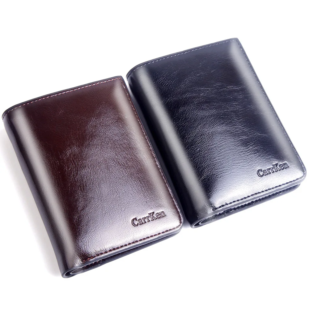 

Male Leather Wallets Men Wallet Credit Business Card Holders Vintage Brown Leather Wallet Purses High Quality