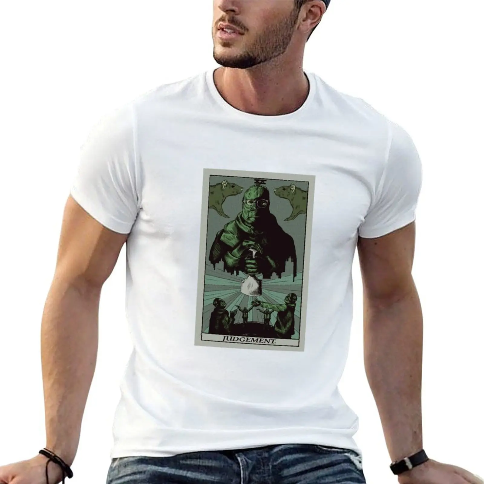 

Riddler Inspired Tarot Card T-Shirt t shirts for man graphic tees cotton t shirt pack T-Shirt