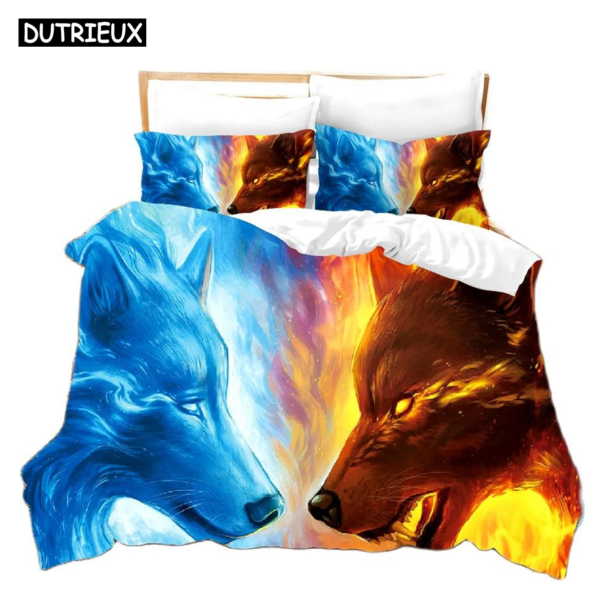 3D The Wolf Series  Bedding Sets Duvet Cover Set With Pillowcase Twin Full Queen King Bedclothes Bed Linen