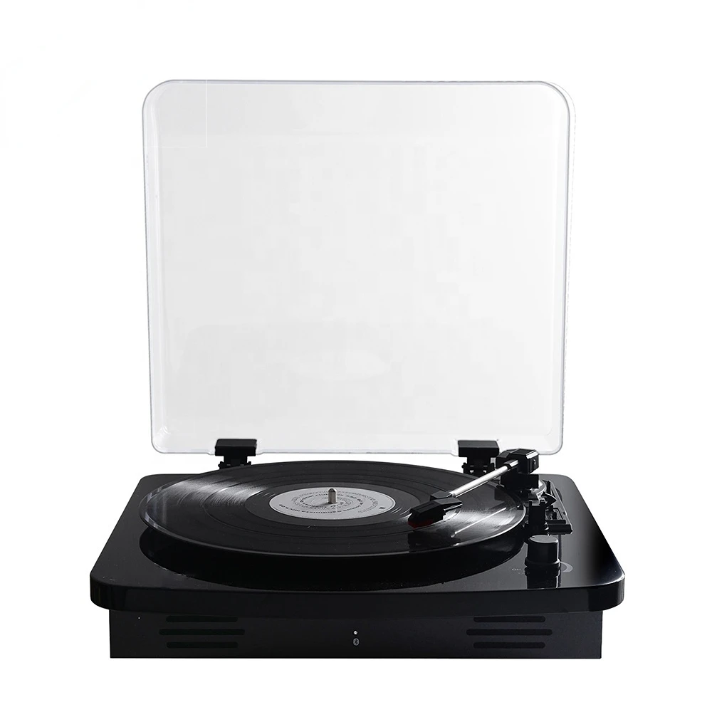 High quality gramophone with built-in speakers record player vinyl turntable