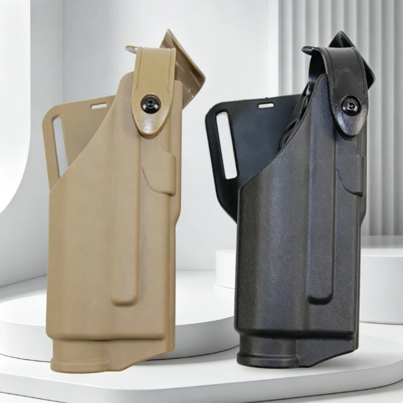 Smooth Sand Tone Reinforced Quick Release Waist Hanging Stand Tough Plastic With Soft Light Daily Display Accessory