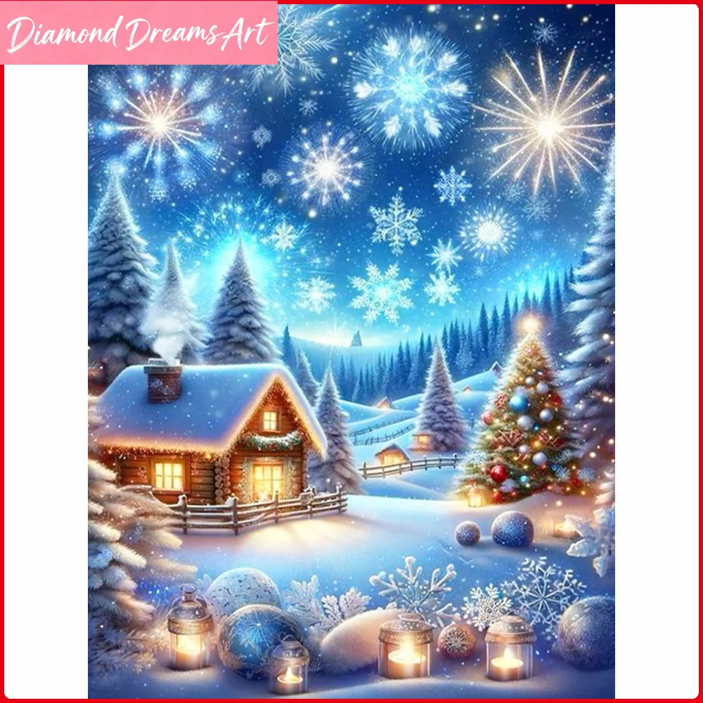 

Новинка: Алмазная мозаика «Звездное небо» и «Рождественская елка», наборы для творчества, декоративные, без рамы