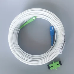 SC/APC-SC/UPC Fiber Optic Drop Extension Cable 10-40Meters Single-Core Single Mode Simplex FTTH Indoor Drop Cable Patch Cord