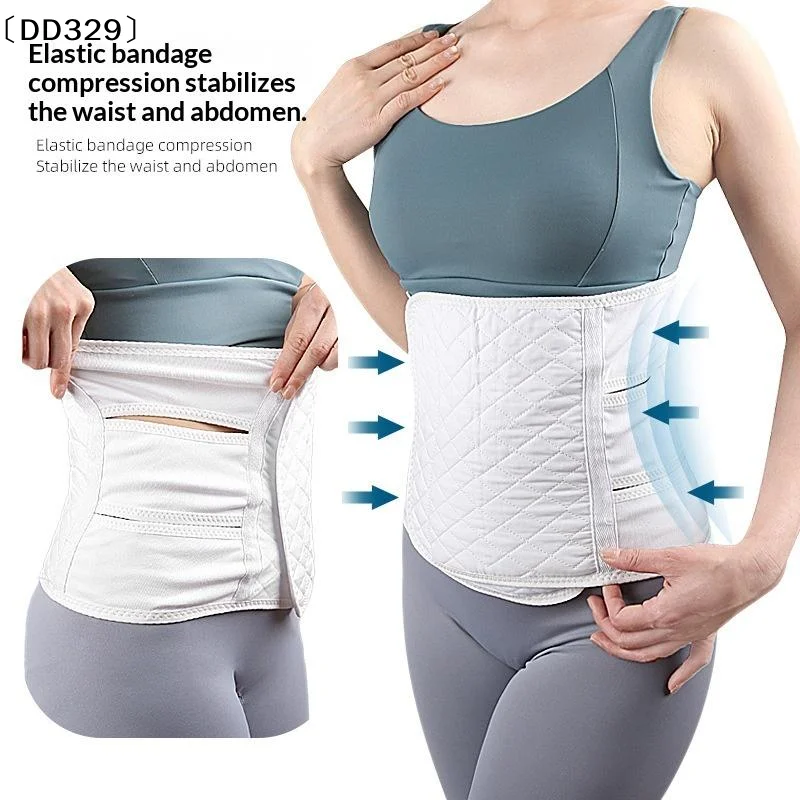 Postpartum Girdle C-Section Recovery Belt Back Support Belly Wrap Belly Band Shapewear Abdominal Binder Post Surgery 〔DD329〕