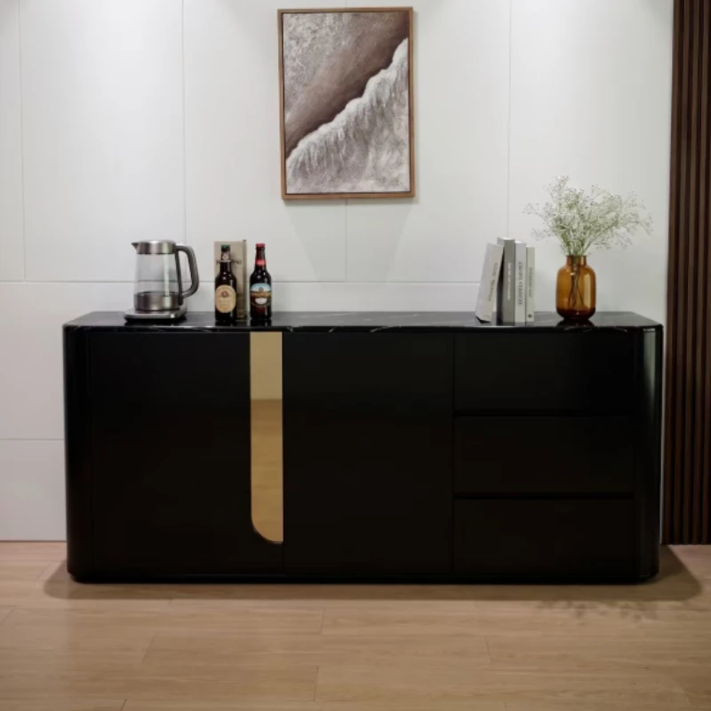 Home Storage Decorative Cabinets High-end Door Chest Of Drawers Cabinet Furniture Light Luxury Marble Dining Side Living Room