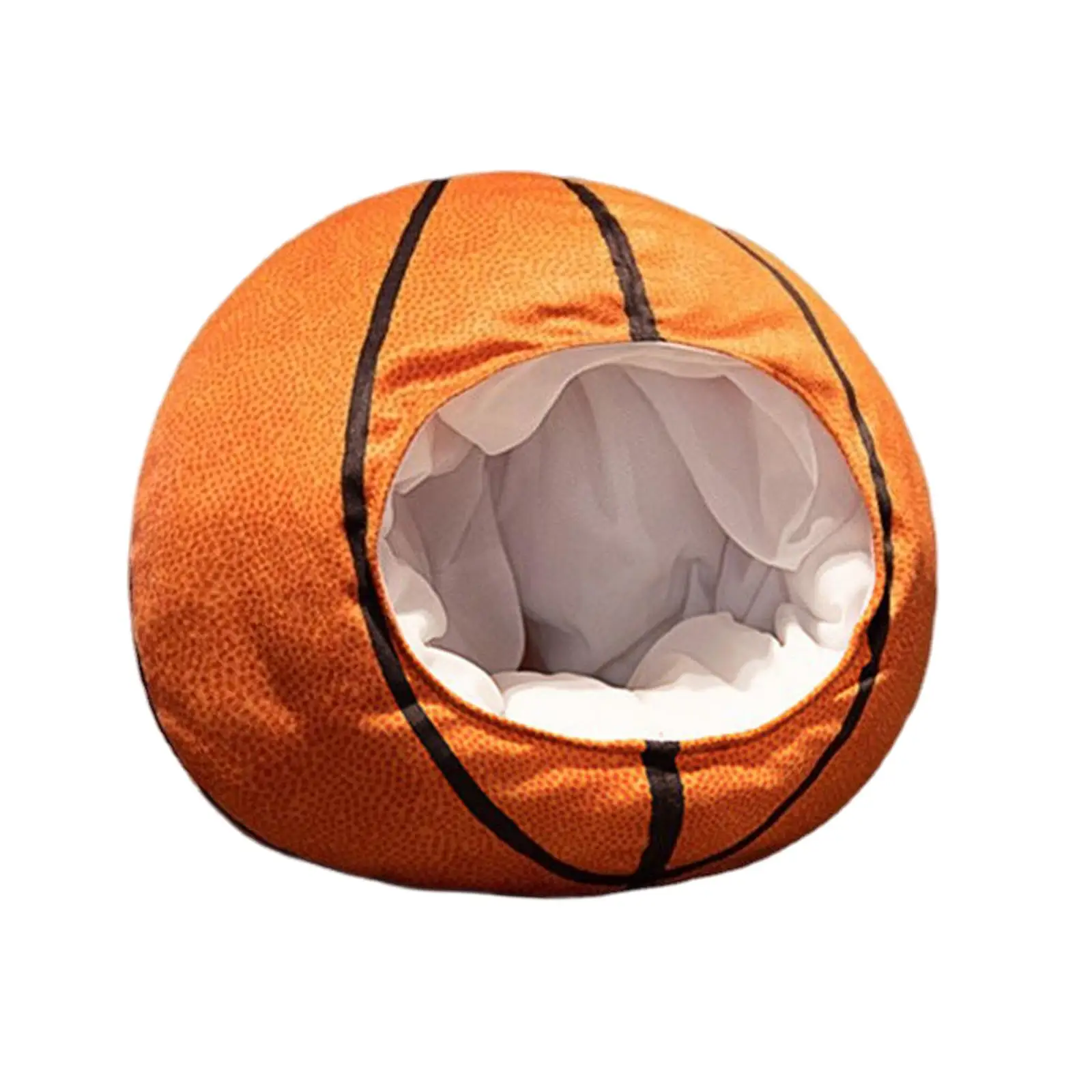 Sombrero de felpa de baloncesto, accesorio para fotografía, vestido divertido, sombreros de niña divertidos para juego de rol de cumpleaños