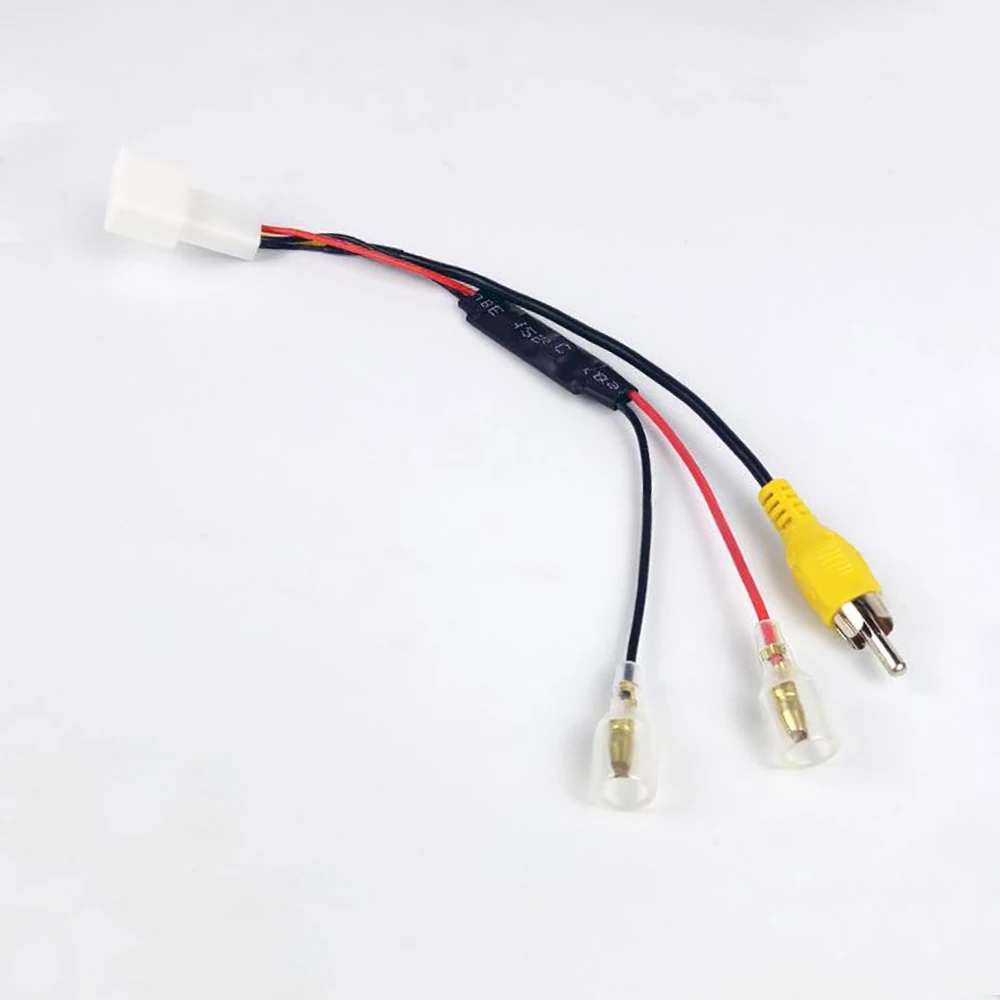 4ピン車用リバースカメラ固定配線ハーネスケーブルプラグアダプターコネクター、トヨタ車に適合