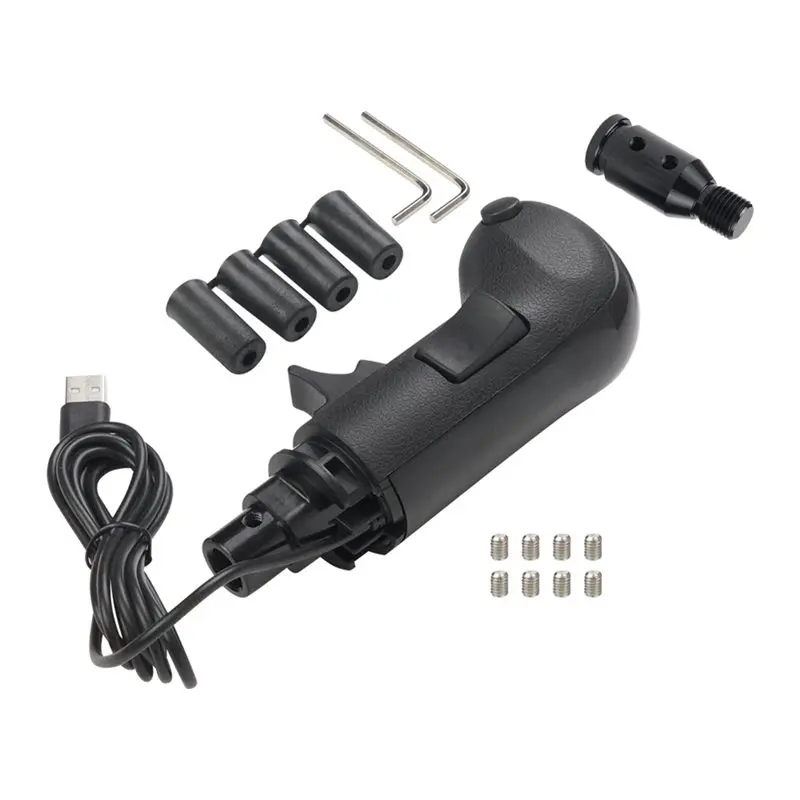 

Ручка переключения передач ABDE для Truck Simulator PC USB - переключатель передач High/Low для Logitech G29 G27 G25 G923 Thrustmaster TH8A