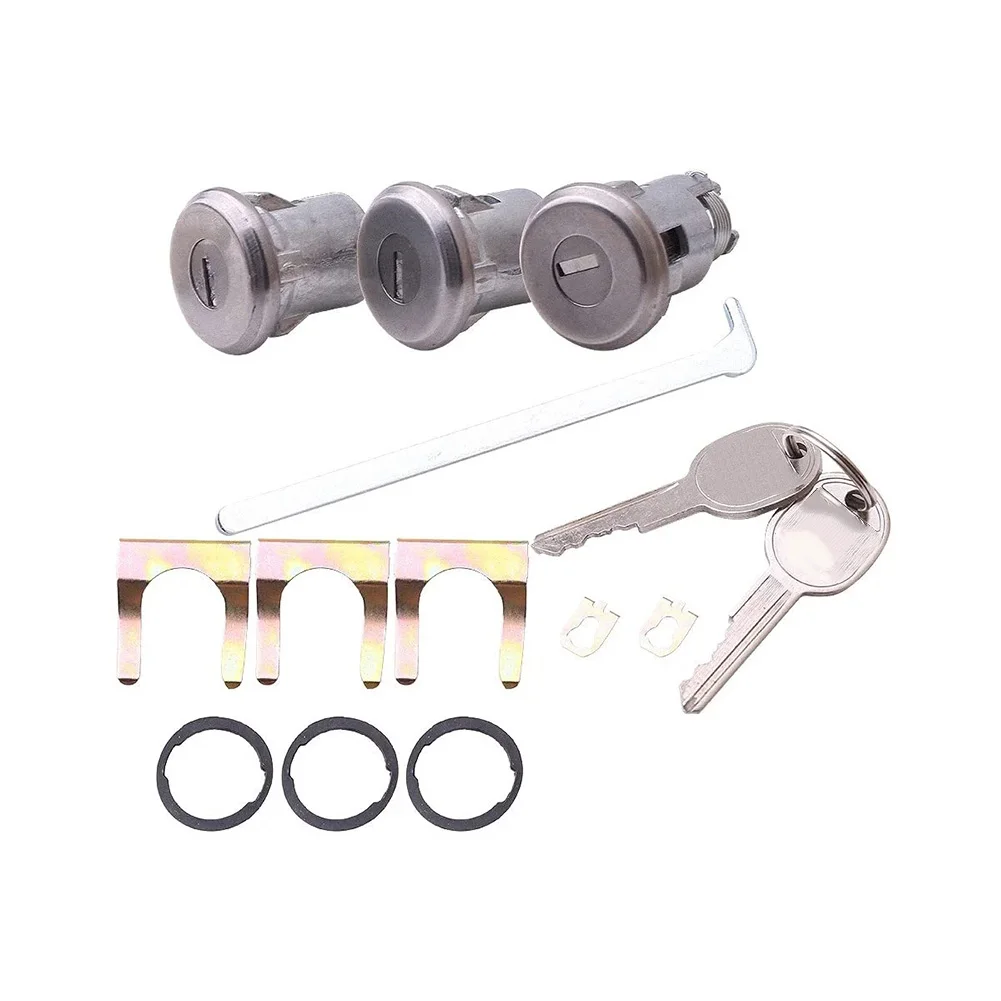 

Сменные ключи Комплект цилиндров замка Заводская спецификация Подходит Простая установка Металлическая конструкция Стабильные характеристики