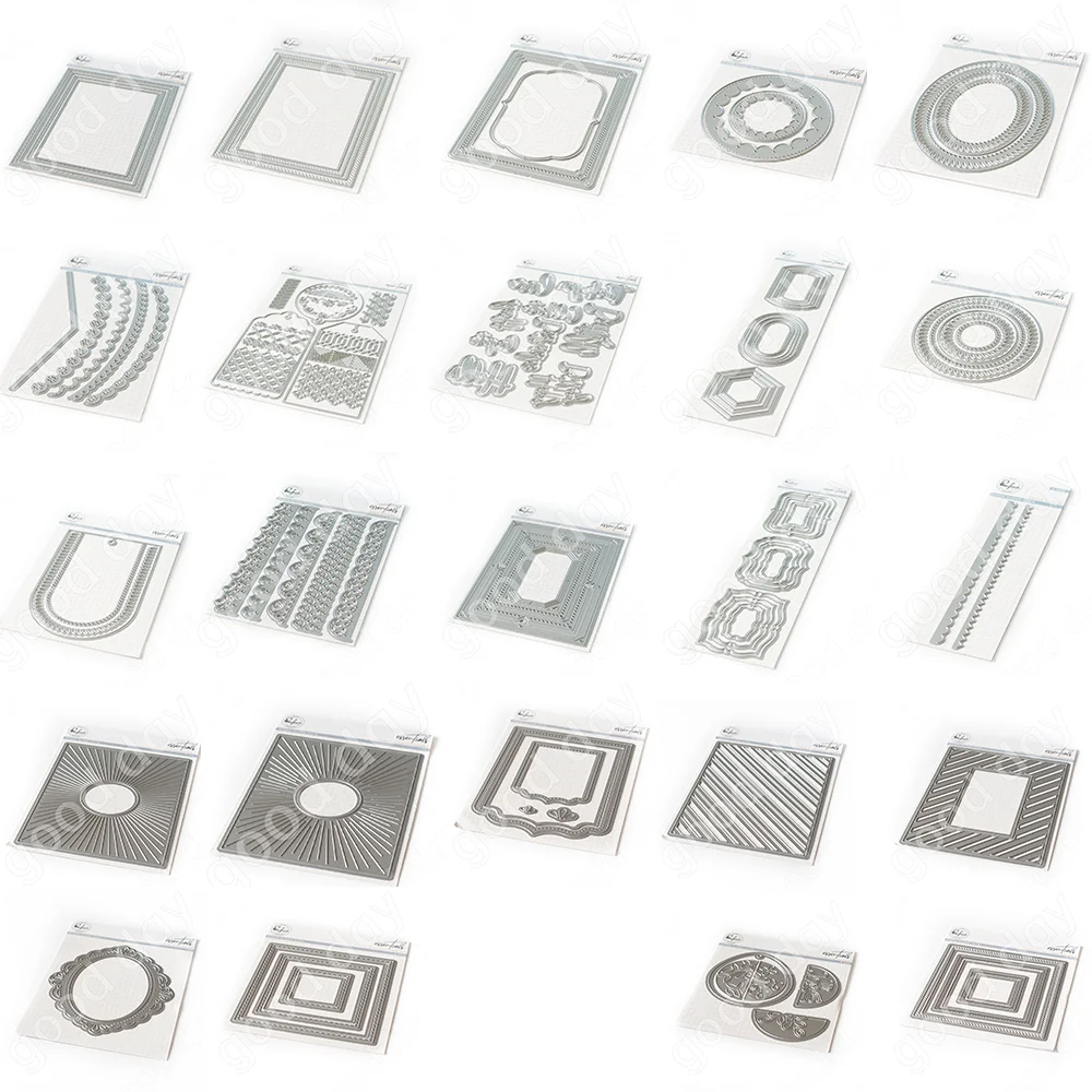 

2022 Easter, Rectangles, circles, lines, irregular shapes,metal Cutting Dies Scrapbooking Diy Decoration Craft Embossing