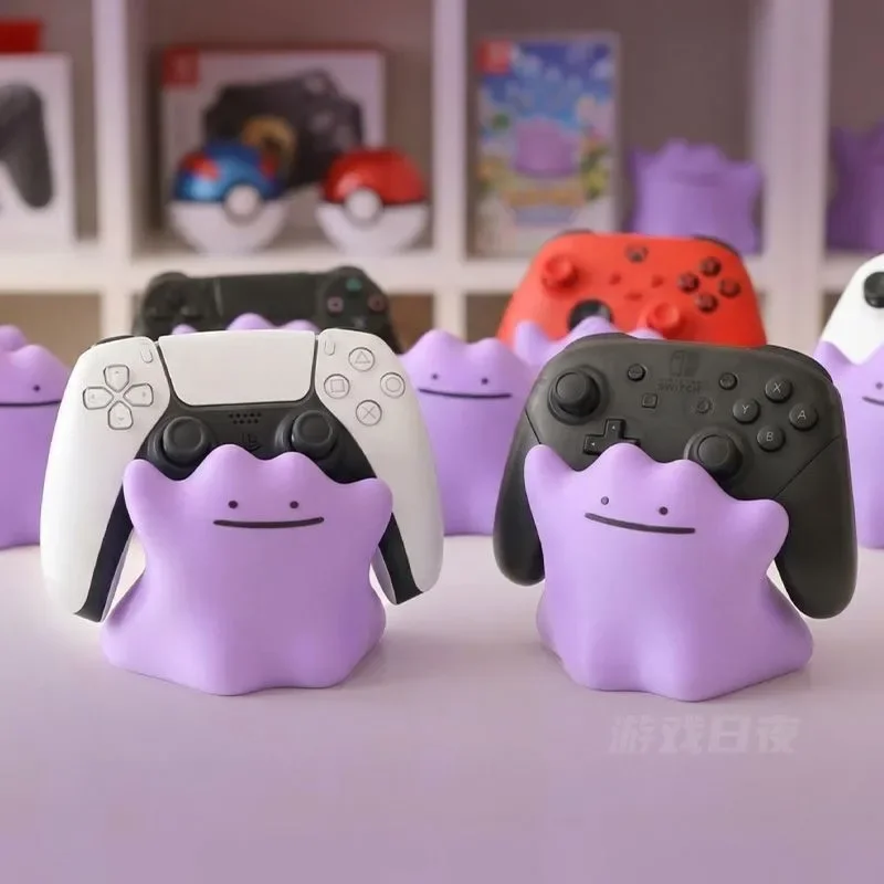 In-Stock Ditto Cute Game Controller Stand Universal Gamepad Holder For Ps5 Xbox Switch Desktop Organizer Decor Gift For Game Fan