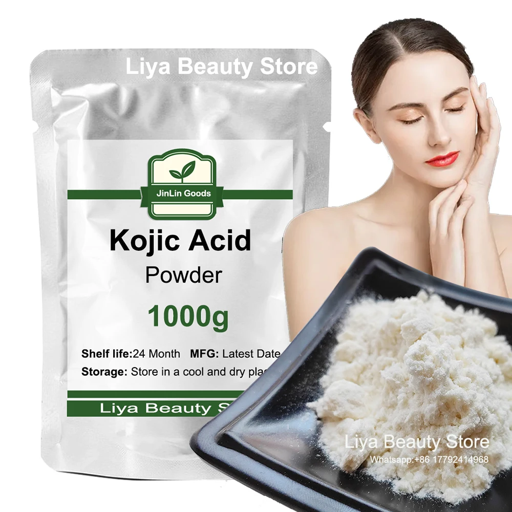 High Quality 99% Kojic Acid Powder Cosmetic Raw Material for Skin Whitening