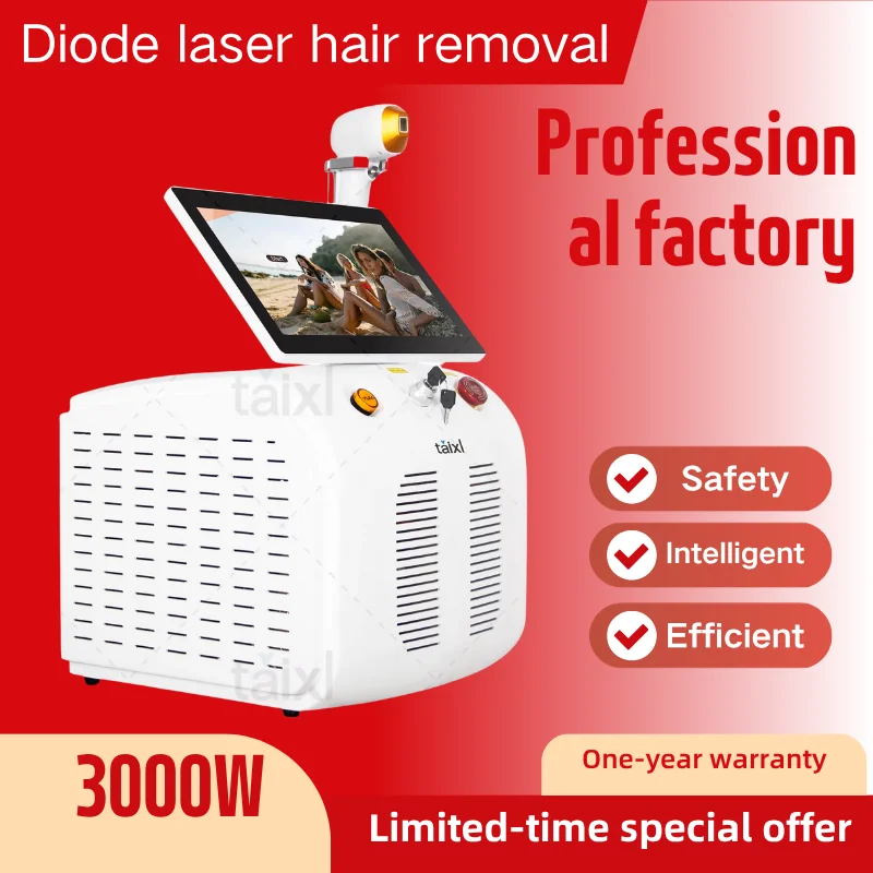 

Soprano Titanium Ice Platinum Diode 755 808 940 1064nm 4Wavelength Laser Machine Painless Hair Removal Machine 2025