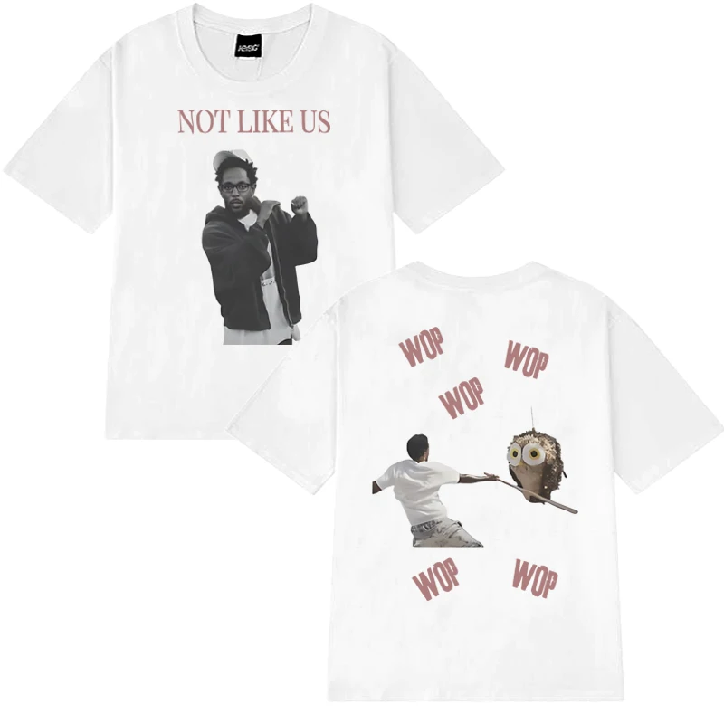 

Kendrick Lamar Hip-hop Enthusiast Double Sided printed short sleeve T-shirts Men Women vintage streetwear Unisex Cotton T shirt