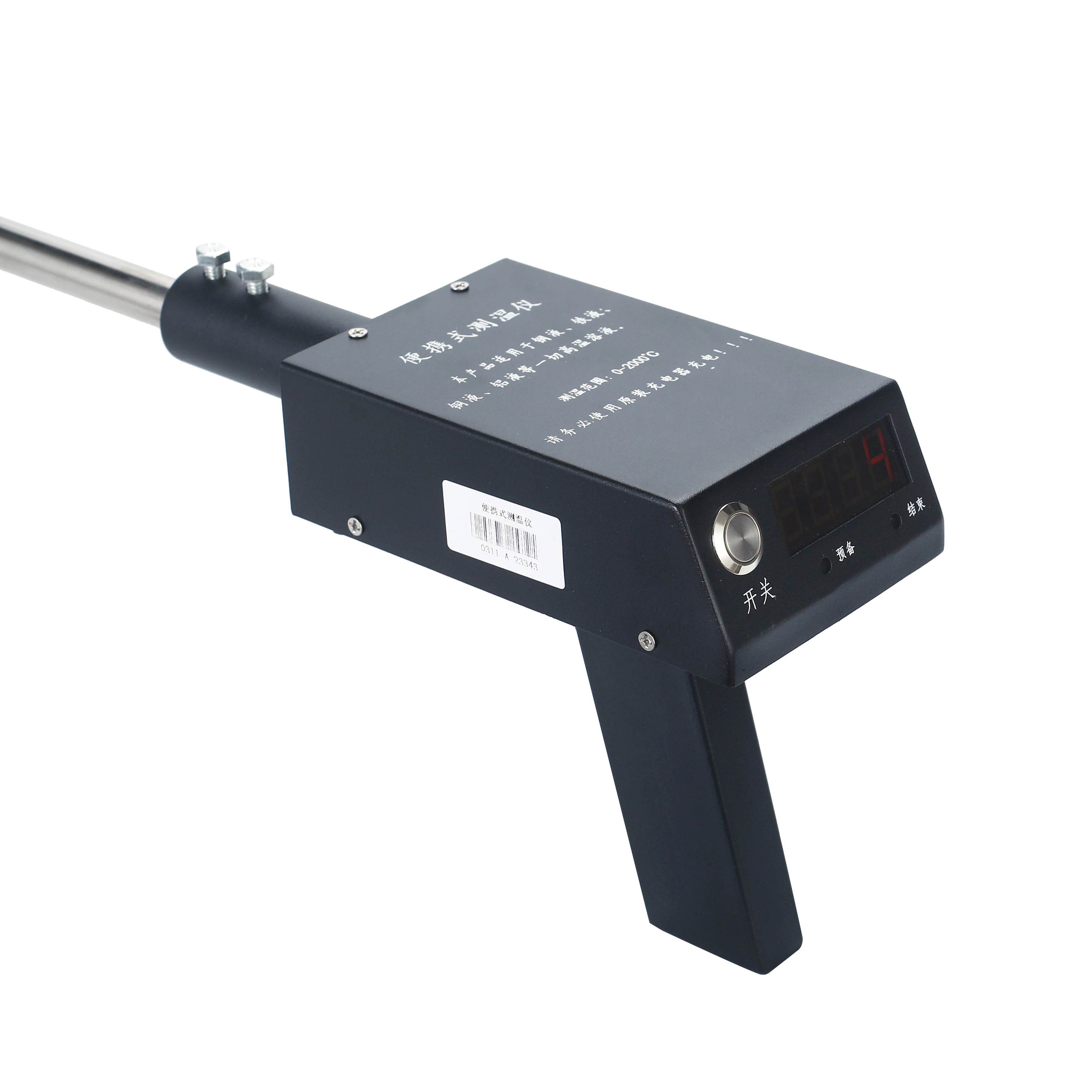 

Wholesale Hand-held Thermocouple Temperature Sensor Meter Pyrometer Measuring Gu n Industry For Molten Metal