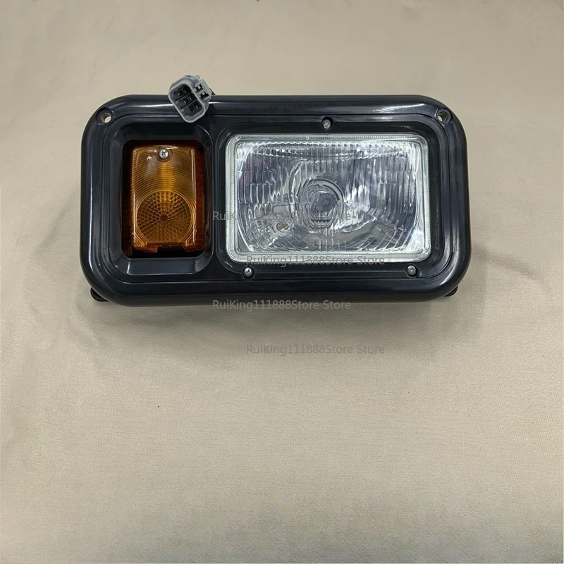 For Doosan Rubber Wheel Excavator Headlight Tail Light DH150-7 210W-7 Wheel Hook Machine Turning Light Side Light