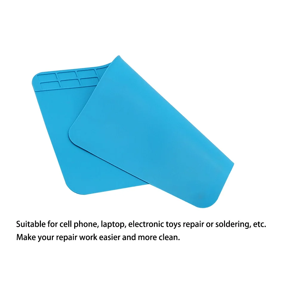 300*200mm Heat and Dust Proof and Waterproof Mat Maintenance Platform Pad for Cell Phone Laptop Electronic Tools 100pcs/lot