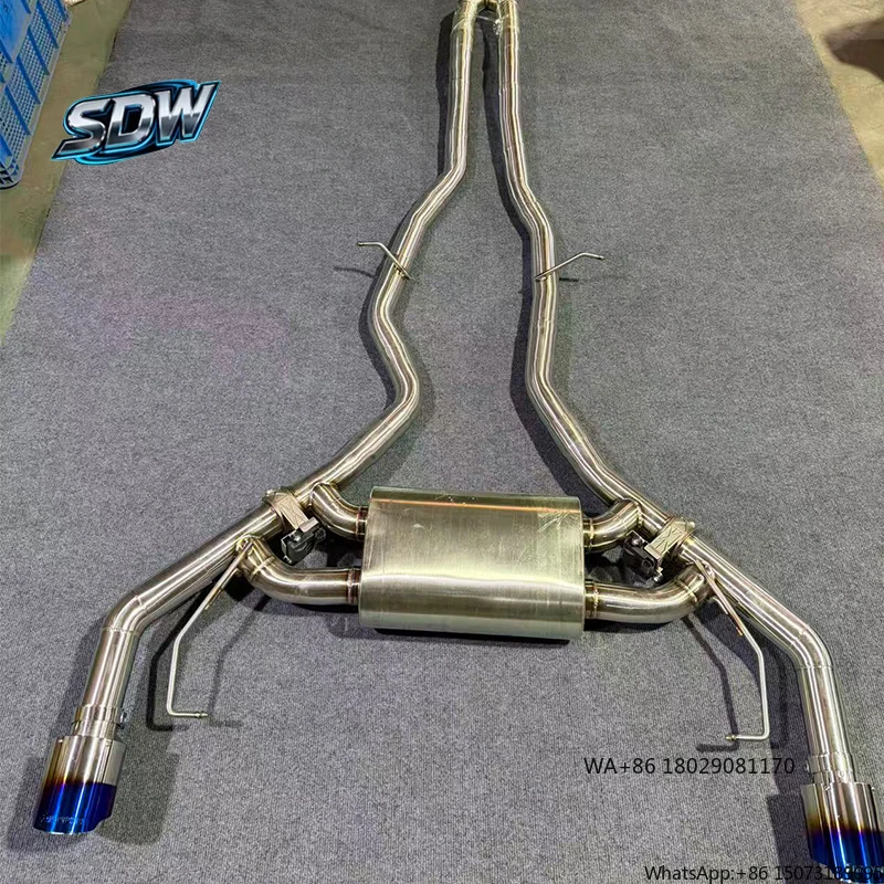 

Valvetronic Catback Exhaust System for X3/X4 M40i G01 3.0T Racing 304 Stainless Steel Customized Mirror Polished Muffler