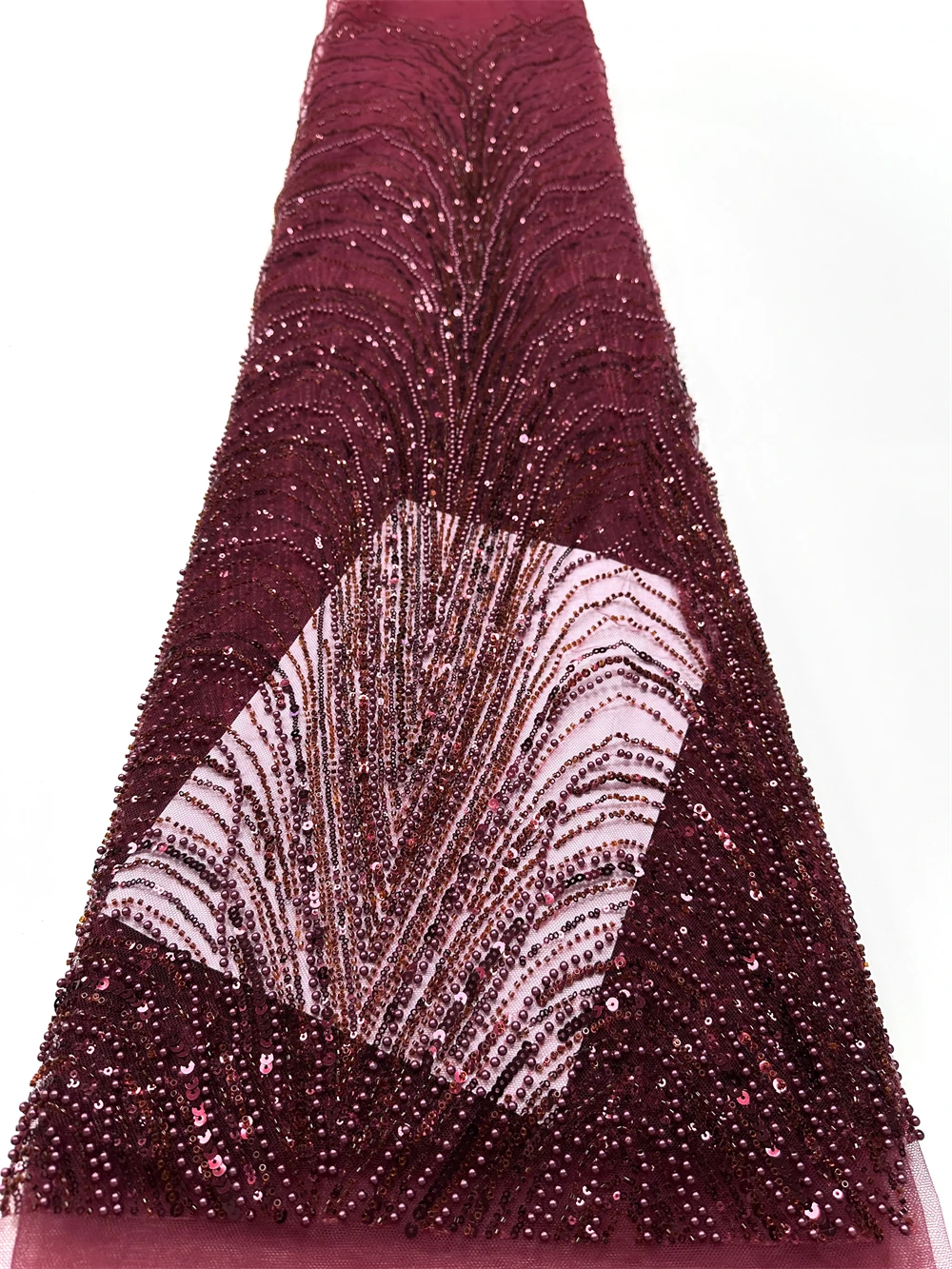 أحدث قماش دانتيل ترتر أفريقي 2025 شمسيّة دانتيل عالية الجودة مطرز قماش شبكي 5 ياردات لفستان حفلات الزفاف