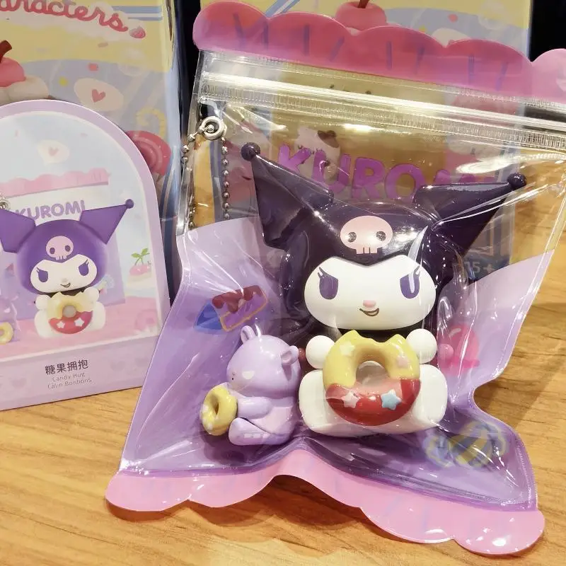 

Новые персонажи Sanrio, красочные продукты питания, забавная серия, слепая коробка, Куроми, экшн-фигурка, модель статуи, коллекция моделей, игрушки, подарки-сюрпризы