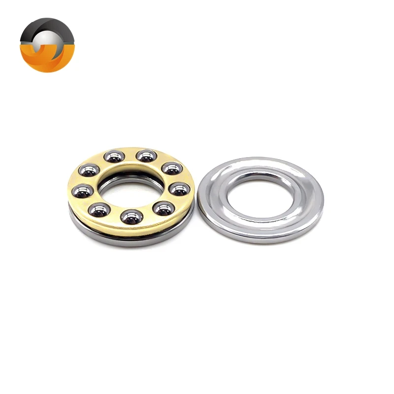 10PCS F5-10M 5x10x4 mm ABEC-7 Bearing Miniature Thrust Axial Ball Bearings With Grooved Raceway