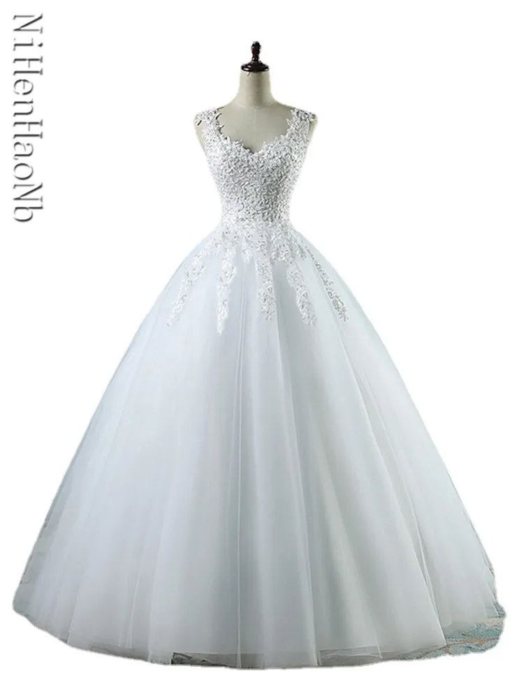 Ball Gown White Tulle Bridal Dress For Wedding Dresses 2023 Marriage Custom Made