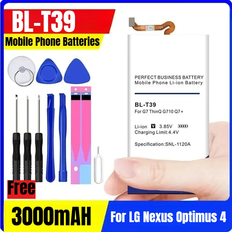 

BL-T39 Mobile Phone Batteries for LG Nexus Optimus 4 G2 G3 G7 G7+ G7ThinQ Gm210 D858 H955a P940 Su540 Mini