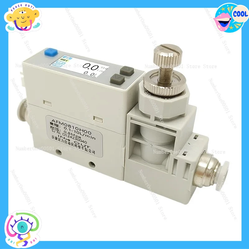 

Высокоточный промышленный цифровой газовый массовый расходомер AFM0800, регулировка игольчатого клапана для воздуха, азота, кислорода, в наличии