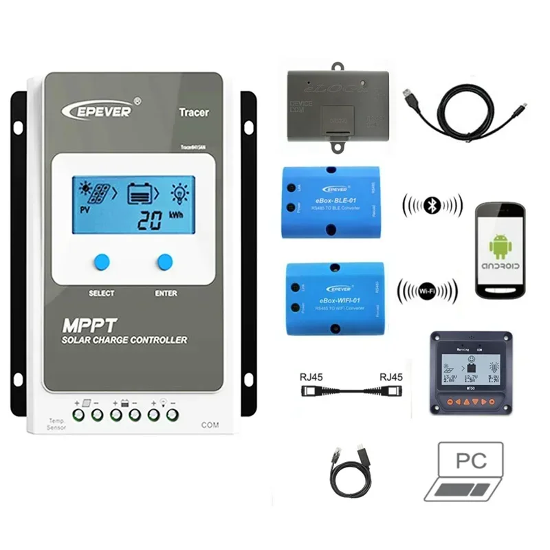 

Tracer AN MPPT solar controller Epever charge and discharge controller 40A/30A/20A/10A