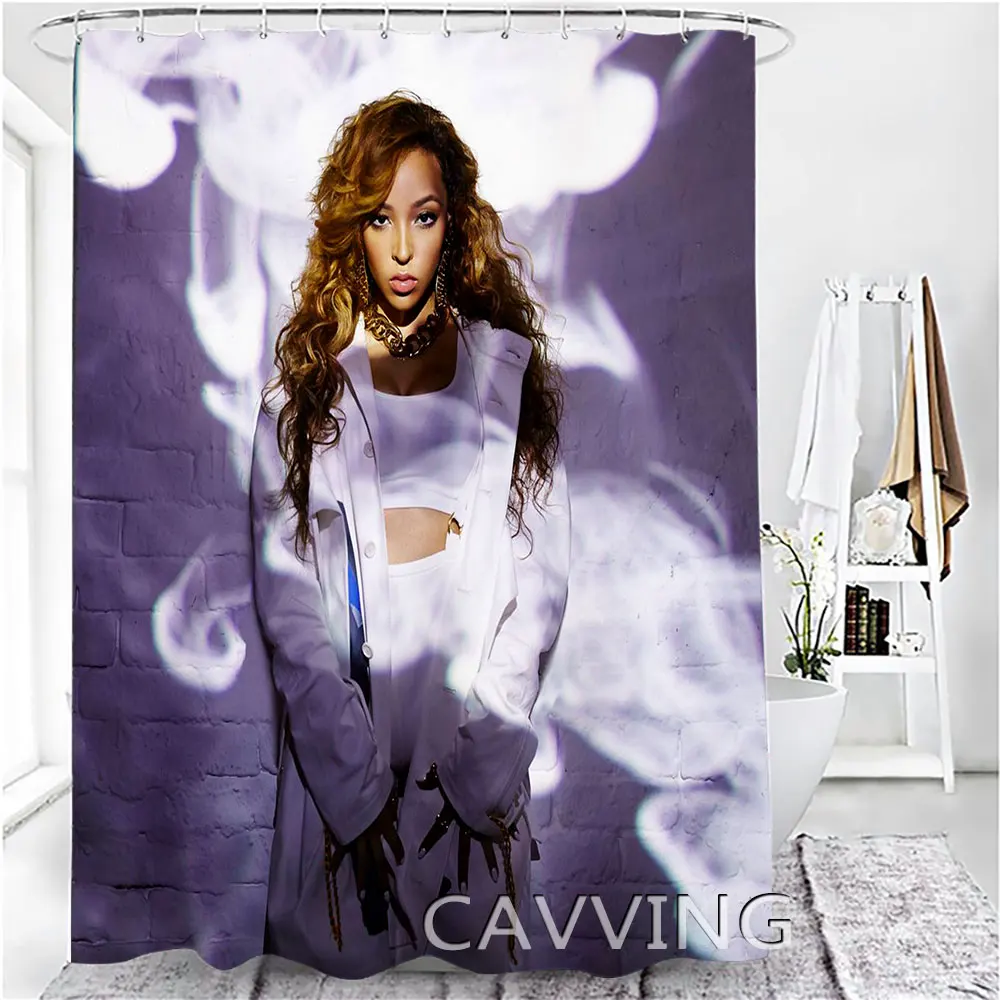 Singer  Tinashe  3D Printed  Shower Curtains Waterproof Bathroom Curtain Anti-slip Bath Mat Set Toilet Rugs Carpets   F01