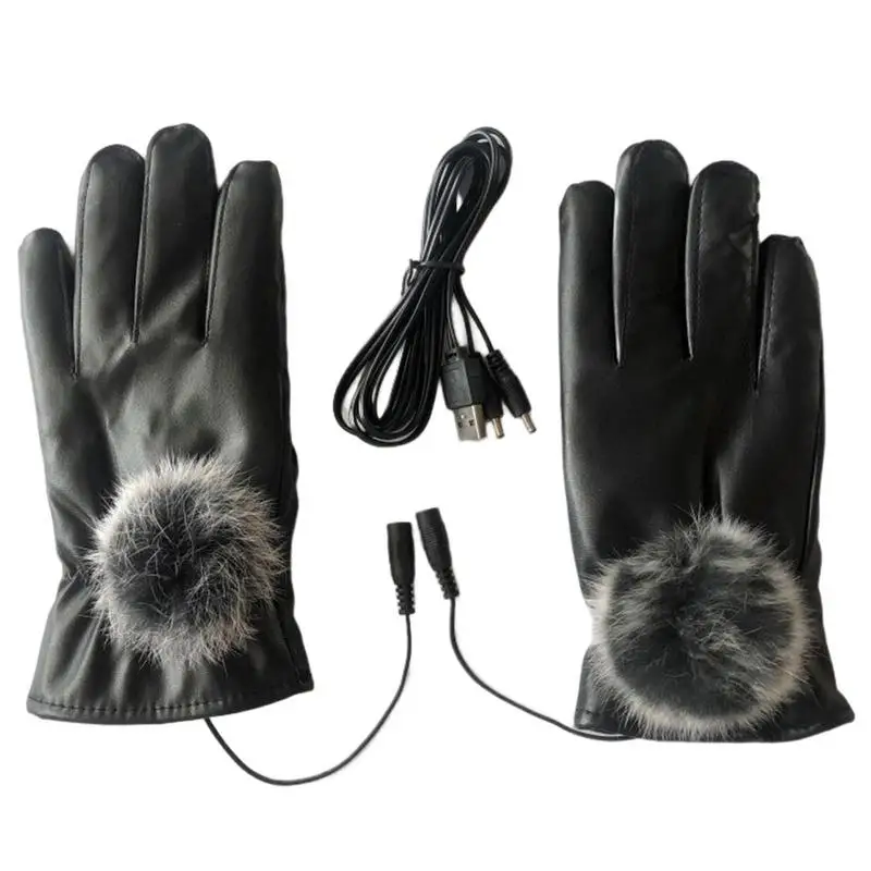 

Cold Winter Warm Gloves Hand Thermal Heating Gloves Waterproof Touchscreen Full Finger Heated Ski Gloves For Riding Skiing