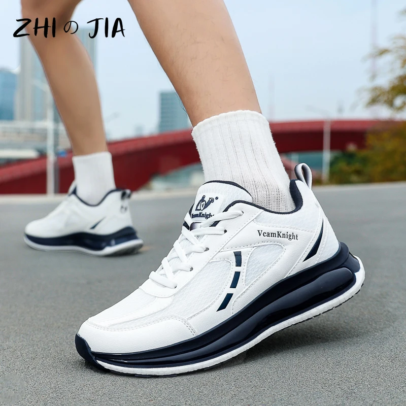 

Весенне-летние новые дышащие спортивные кроссовки из сетки для мужчин, для бега на открытом воздухе, фитнеса, повседневные, модные, легкие.