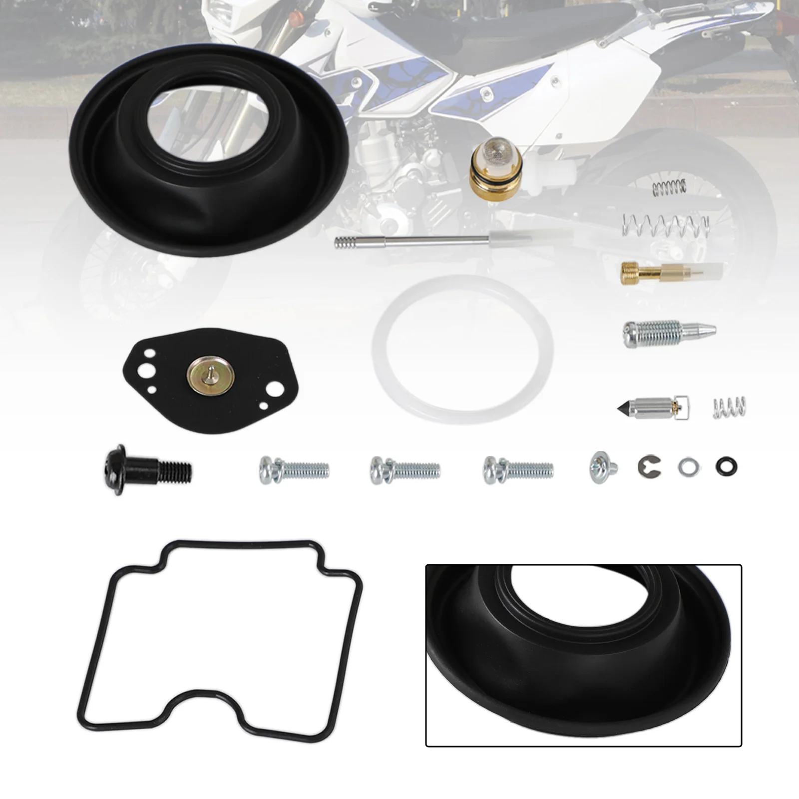 Artudatech Carburetor Rebuild Repair Kit fit for Suzuki DRZ400 DRZ400E DRZ400S DRZ400SM