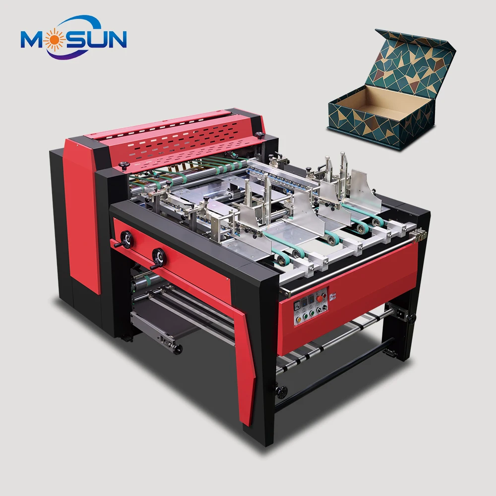 MSKC-1000A Professional Cardboard Slotting Machine with V Groove Cutting - Rigid Box Making Equipment