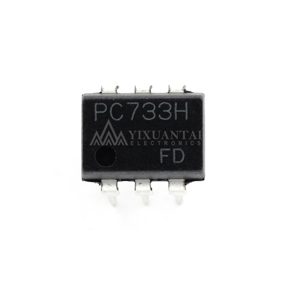 10pcs/Lot   PC733H  PC733 【OPTOISO 5KV TRANS W/BASE 6DIP】New and Original