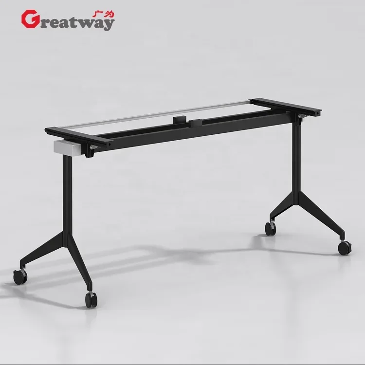 Greatway ZD-22 Factory Direct Anti-Deformation Durable No Stutter During Folding Adjustable Conference  Foldable Computer Table