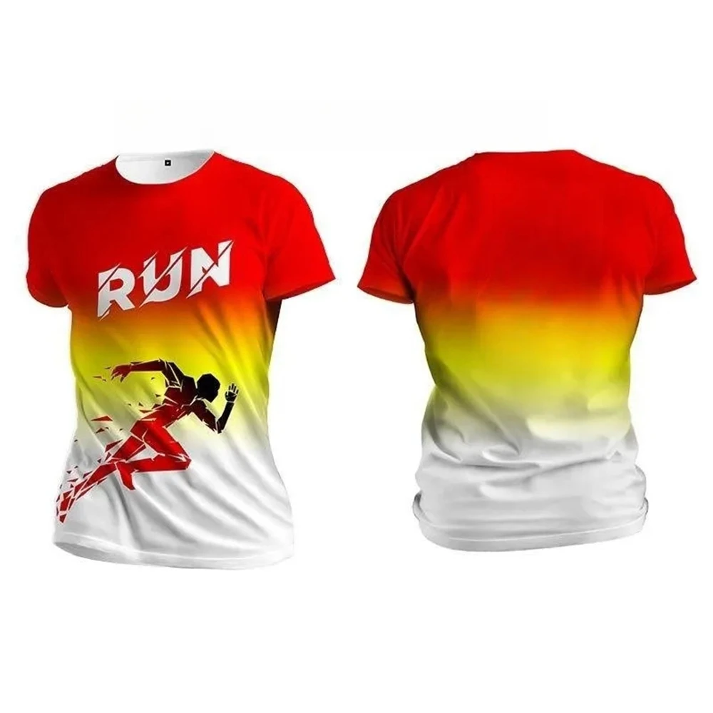 Running Sports 3d Printing Summer Unisex Short Sleeve T-Shirt Fitness Sports Outdoor Quick Drying Loose And Comfortable Clothes image 6