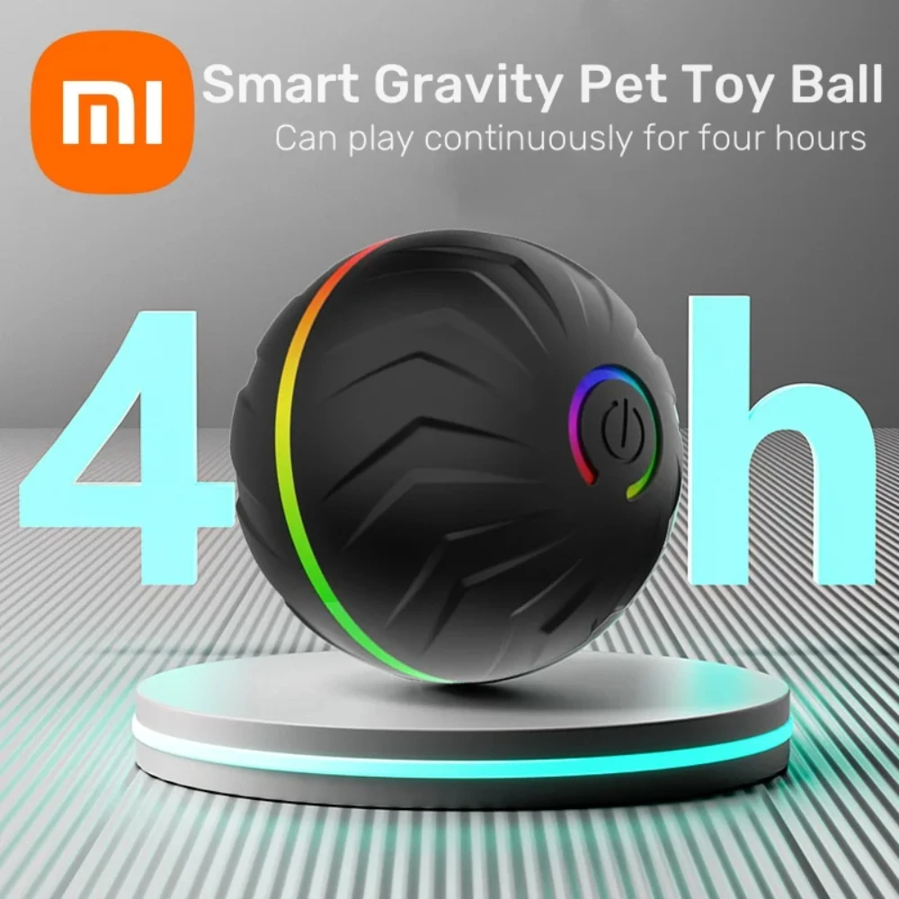 

Xiaomi Smart Gravity Bounce Ball Dog Toy Ball Pet Toy Ball Random Jumping and Rolling Battery Life 4 Hours Large Small Dog Toy