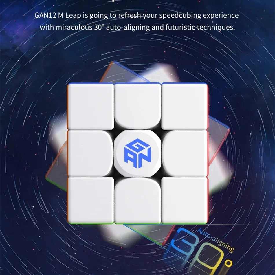 GAN 12 Maglev UV Magnetic Magic Cube Gan12 M Leap 3x3 Magnets Puzzle Speed Cubes Professional Gan12 M Pro Cubes Puzzle Toys