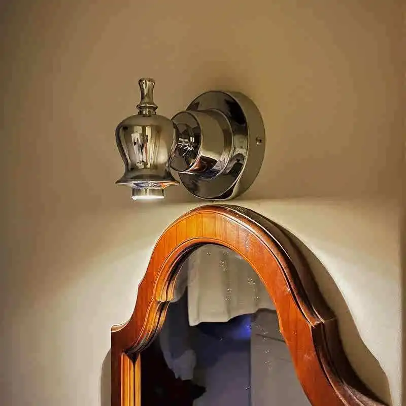 

Medieval style bedroom room bedside wall lamp retro entrance study cafe atmosphere Bauhaus wall