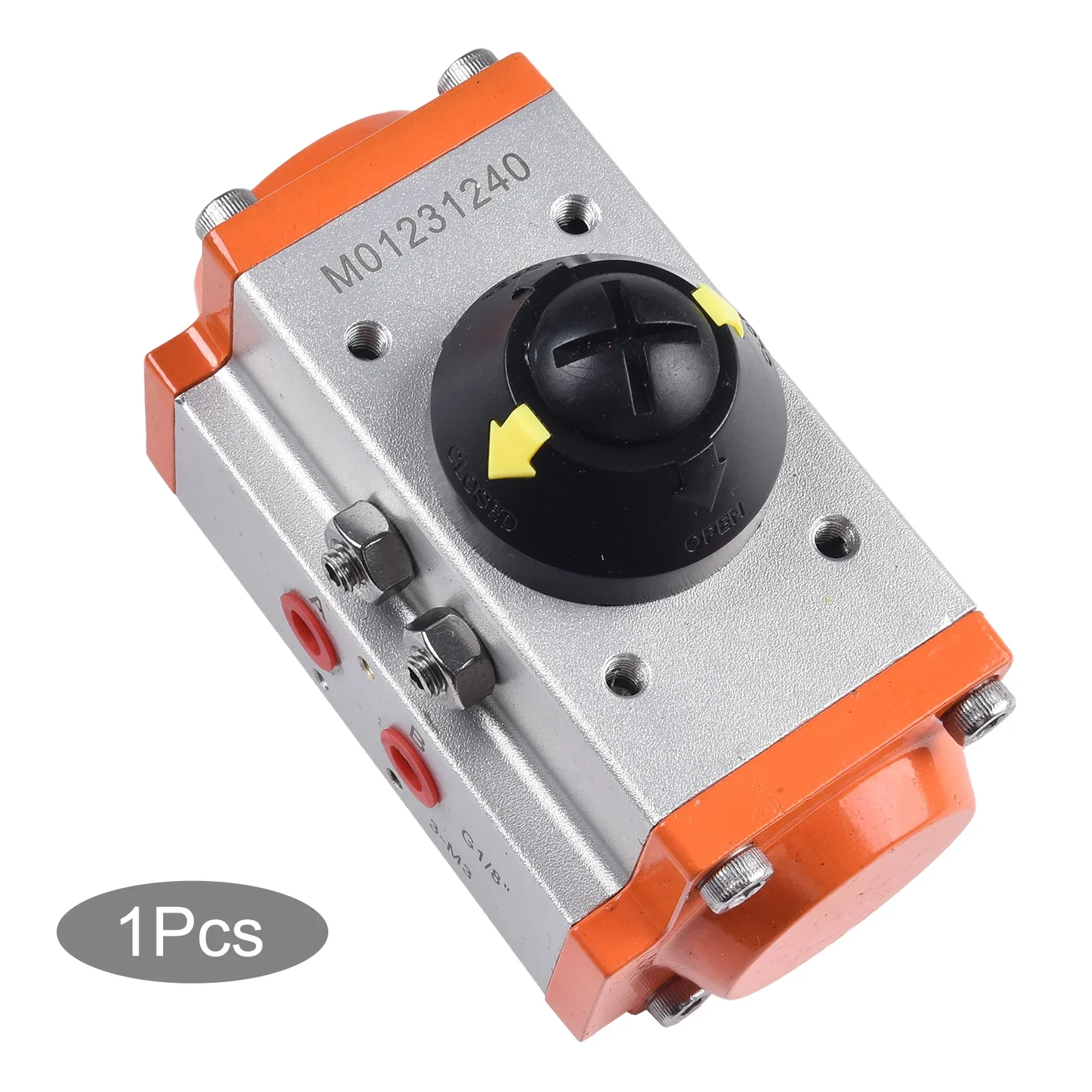 1pc Pneumatic Actuator AT40/AT-52 Rotation Angle 90° Pneumatic Ball Valve Double Acting Corner Type Industrial Tool