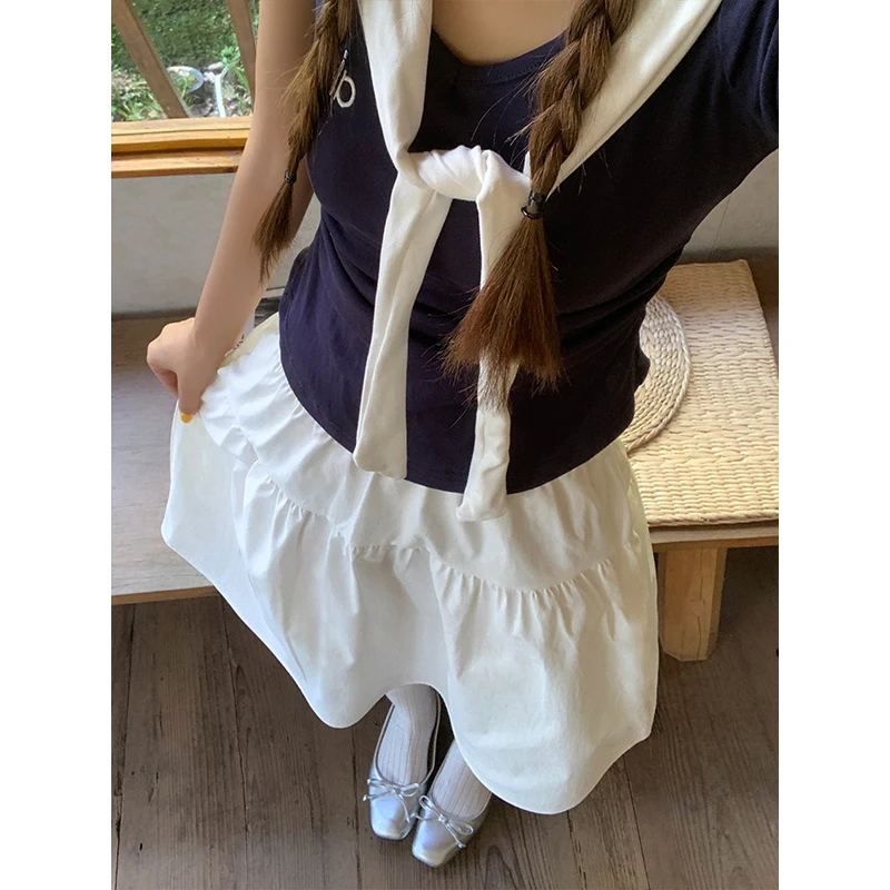 

Юбки из шифона женские, повседневные, с завязками, длинные, пляжные, в богемном стиле, летние, регулируемые, свободного кроя, струящиеся, комфортные, молодежные